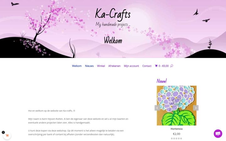 Screenshot of ka-crafts.nl