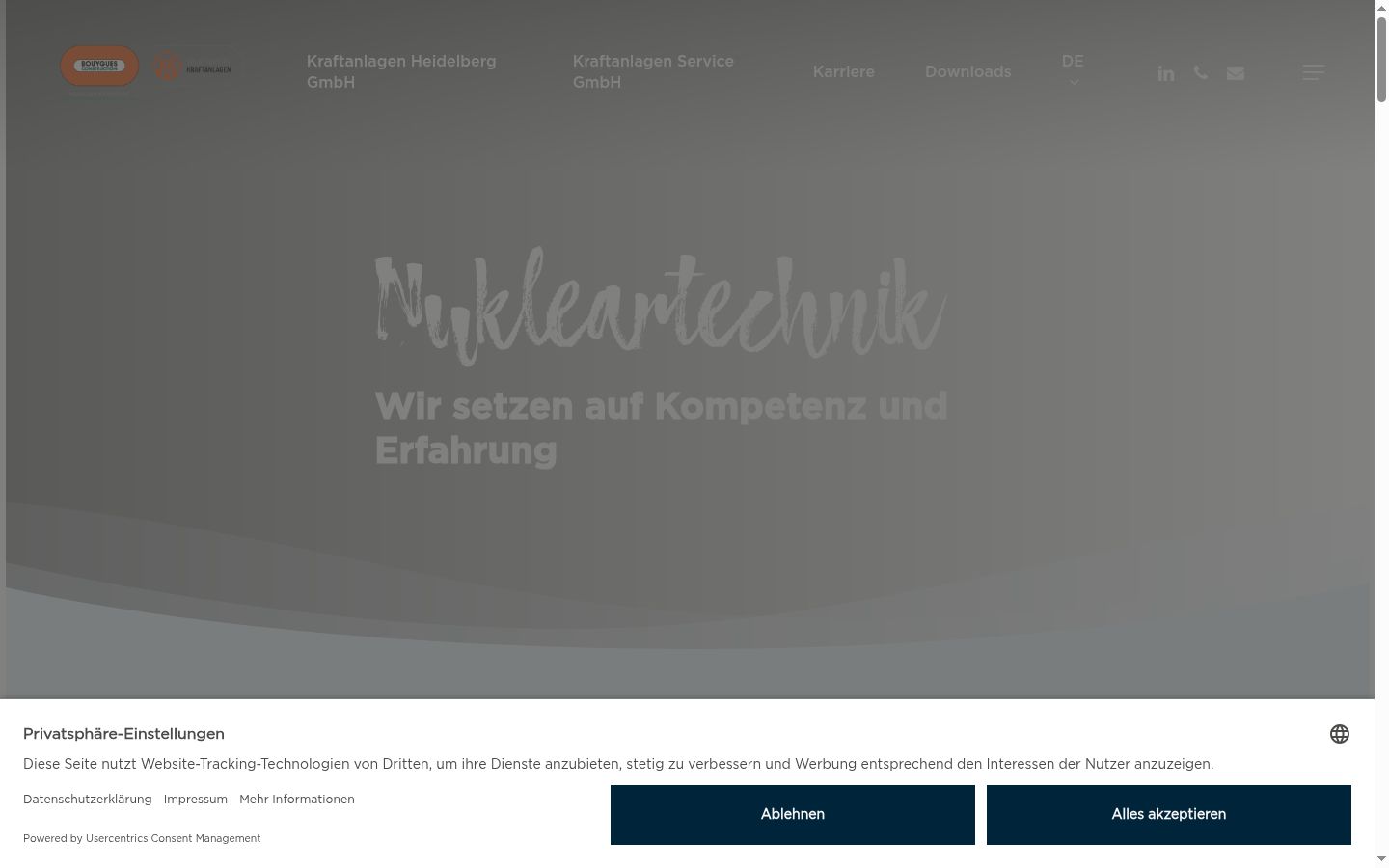 Screenshot tal-banner tal-kunsens muri qabel kwalunkwe interazzjoni