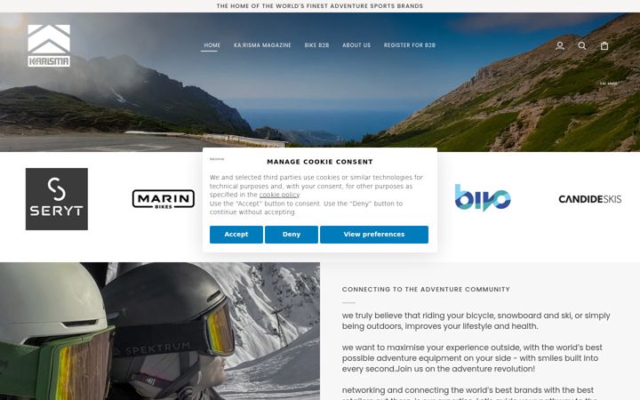 Screenshot of ka-risma.com