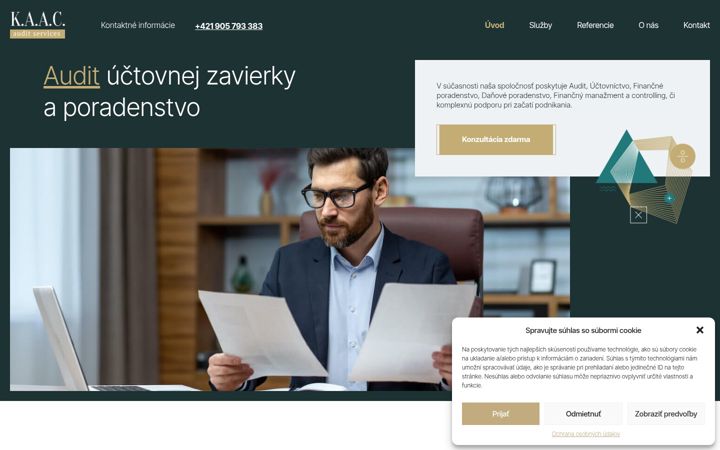 Screenshot of kaac.sk