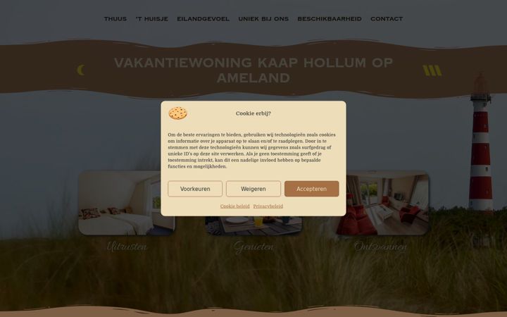 Screenshot of kaaphollum.nl