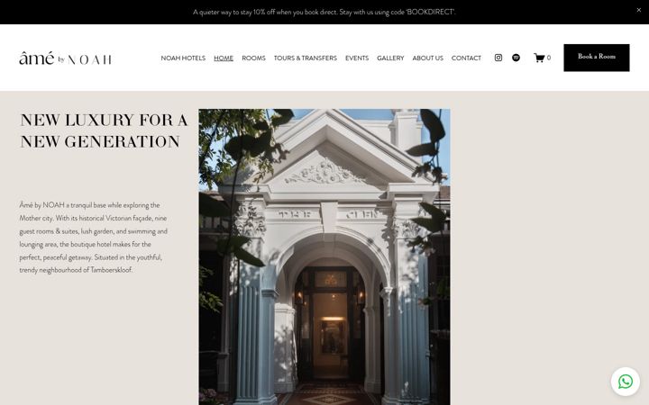 Screenshot of kaapmooi.com