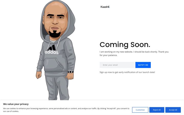 Screenshot of kaashifkarriem.com