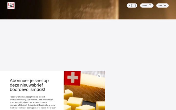 Screenshot of kaasuitzwitserland.nl