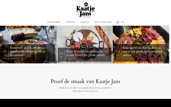 Ekraanipilt saidist kaatjejans.nl