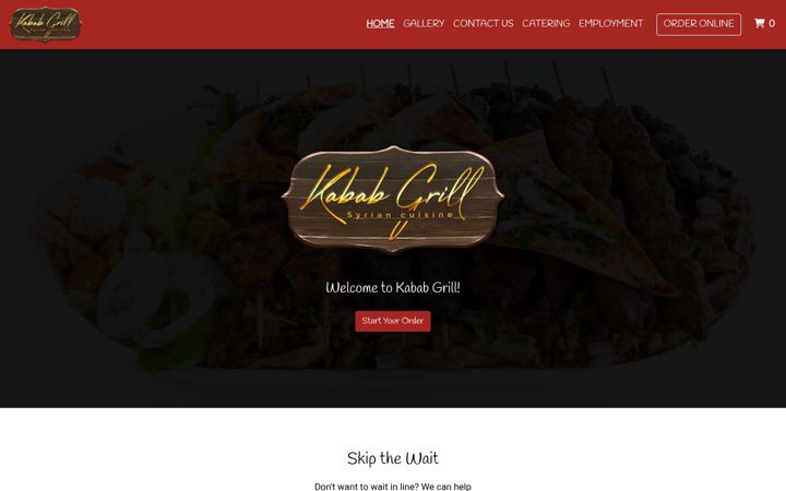 Screenshot of kabab-grill.com