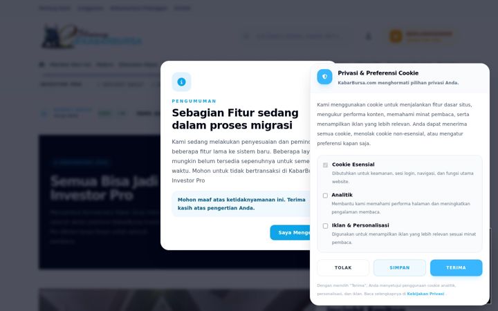Screenshot of kabarbursa.com