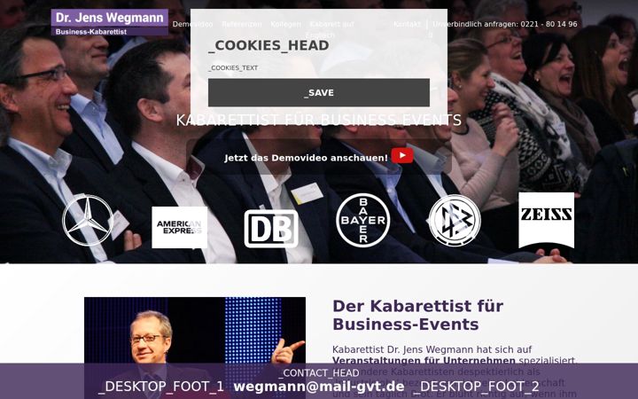 Screenshot of kabarettist-fuer-unternehmen.de