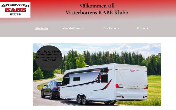 Screenshot of kabeklubben.se
