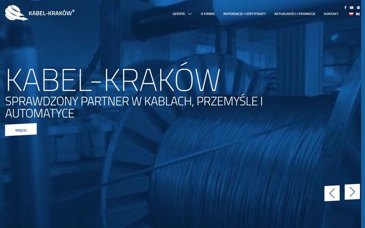 Screenshot of kabel-krakow.pl