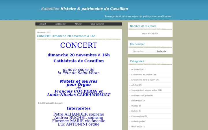 Screenshot of kabellion-leblog.fr