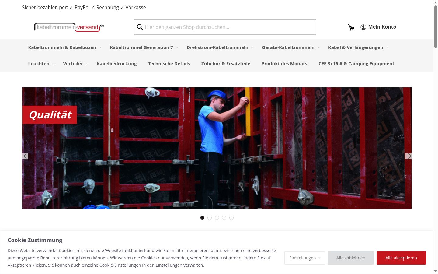 Snímka obrazovky banera súhlasu zobrazeného pred akoukoľvek interakciou