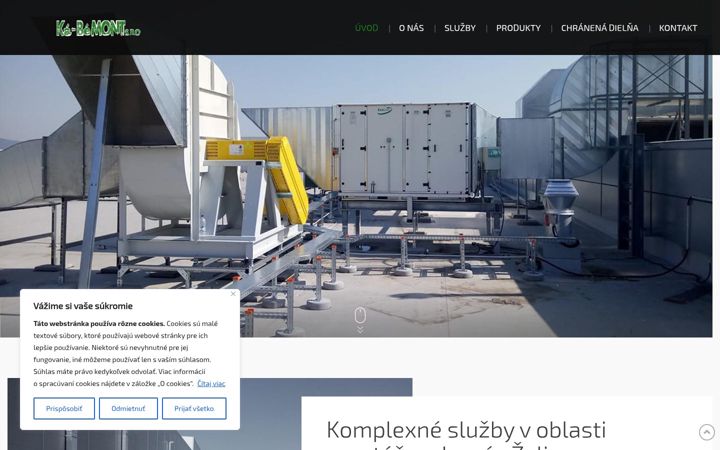 Screenshot of kabemont.sk