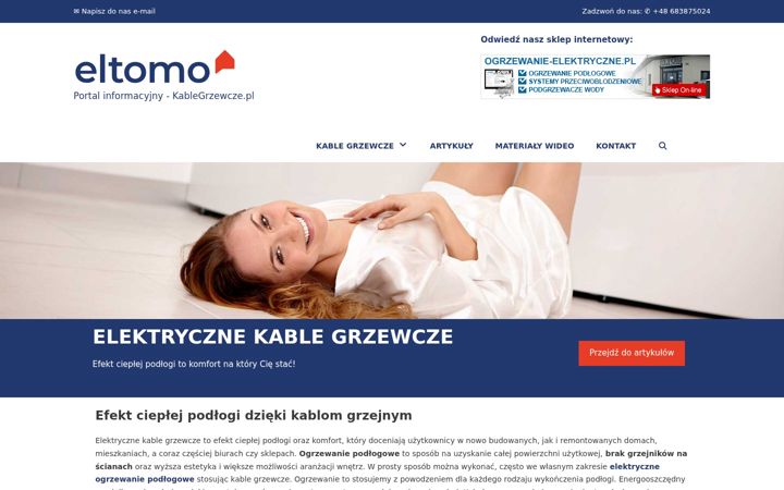 Screenshot of kablegrzewcze.pl