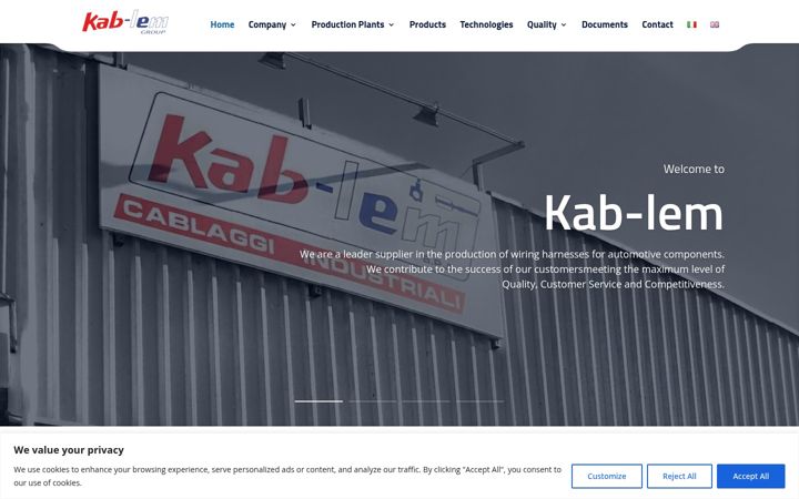 Screenshot of kablem.com