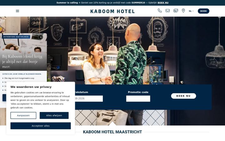Screenshot of kaboomhotel.nl