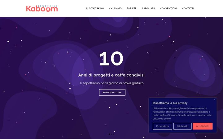 Screenshot of kaboomstudio.it