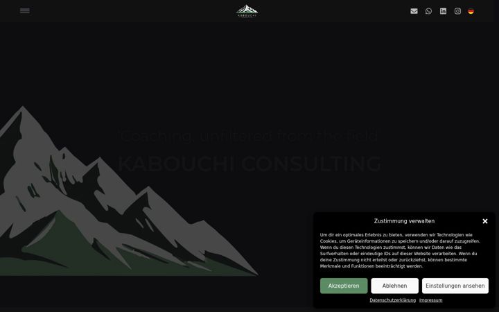 Screenshot of kabouchiconsulting.com