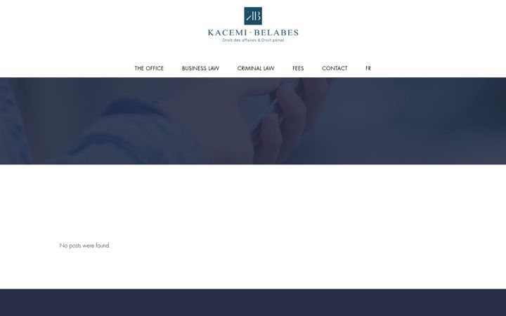 Screenshot of kacemibelabes.com