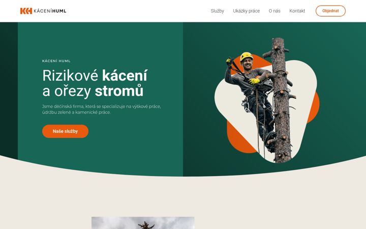Screenshot of kacenihuml.cz