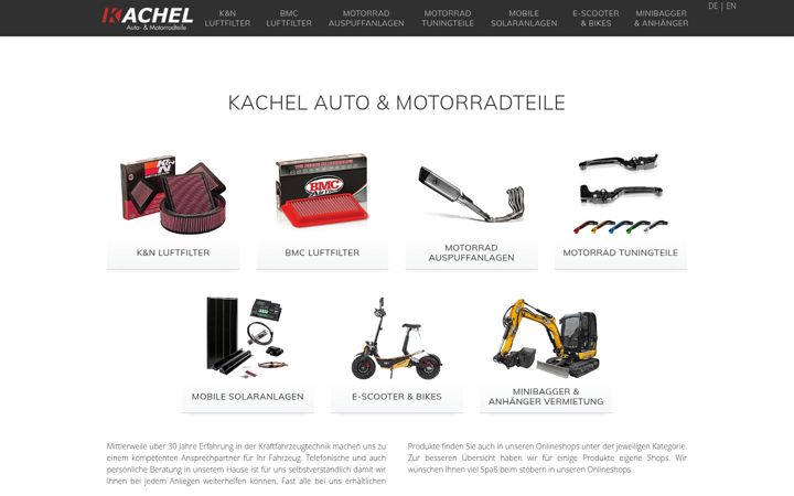 Screenshot of kachel-moto.de