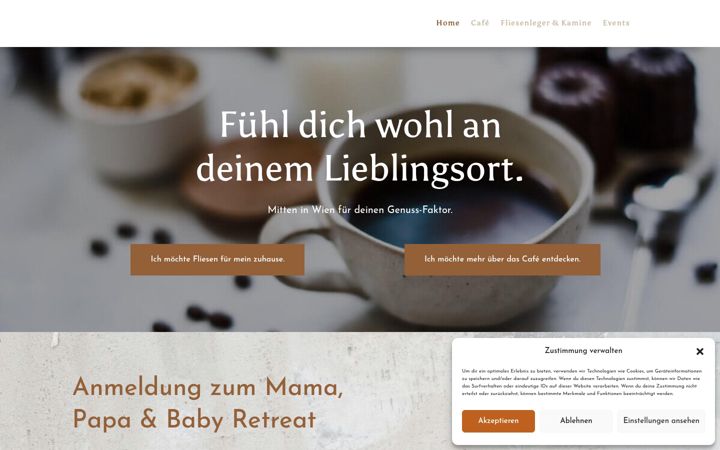 Screenshot of kachelcafe.at