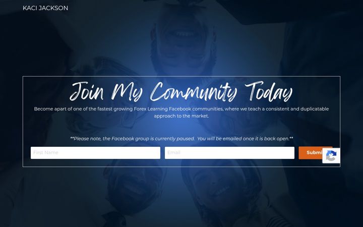 Screenshot of kacijackson.com