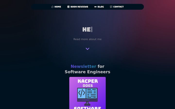 Screenshot of kacper.software