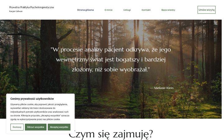 Screenshot of kacperlistwan.pl