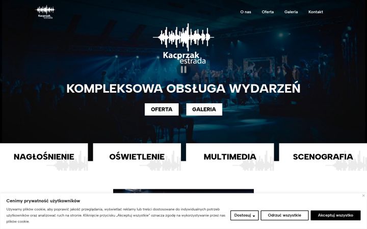 Screenshot of kacprzakestrada.pl
