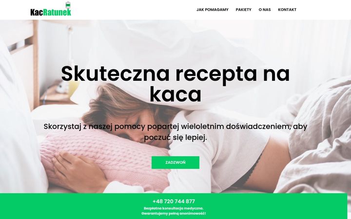 Screenshot of kacratunek.pl