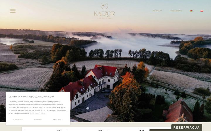 Screenshot of kaczornadjeziorem.pl