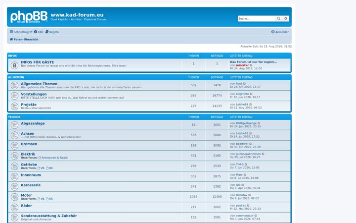 Screenshot of kad-forum.eu