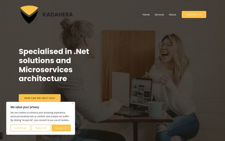 Screenshot of kadahera.com