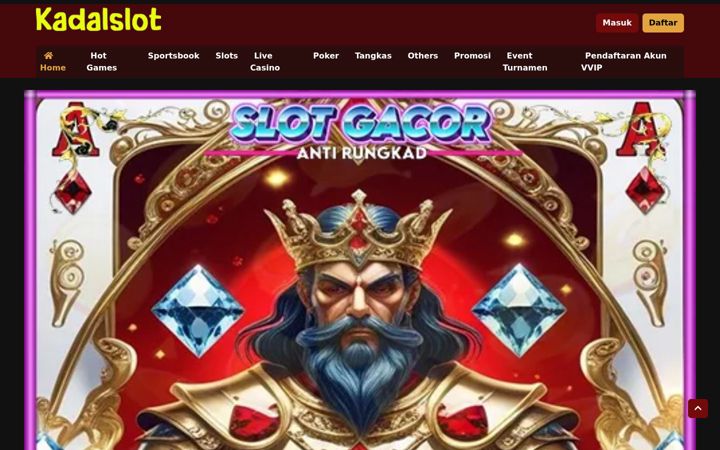 Screenshot of kadalslots.com