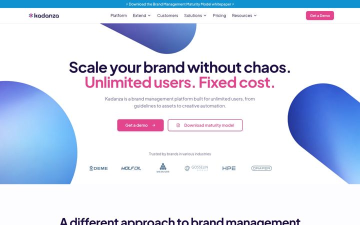 Screenshot of kadanza.com
