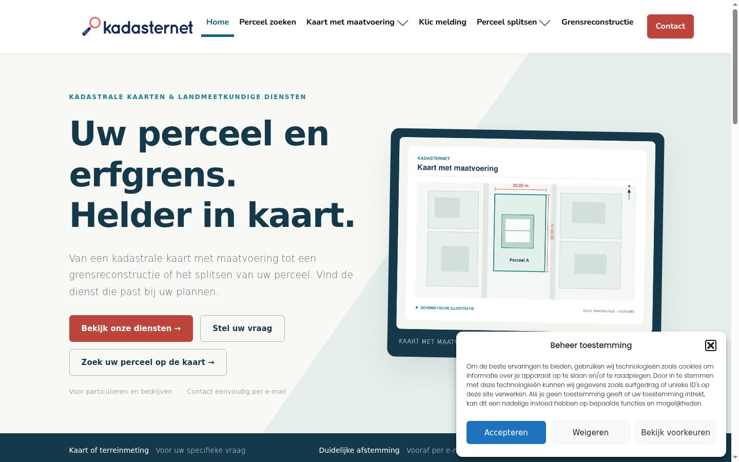 Screenshot tal-banner tal-kunsens muri qabel kwalunkwe interazzjoni