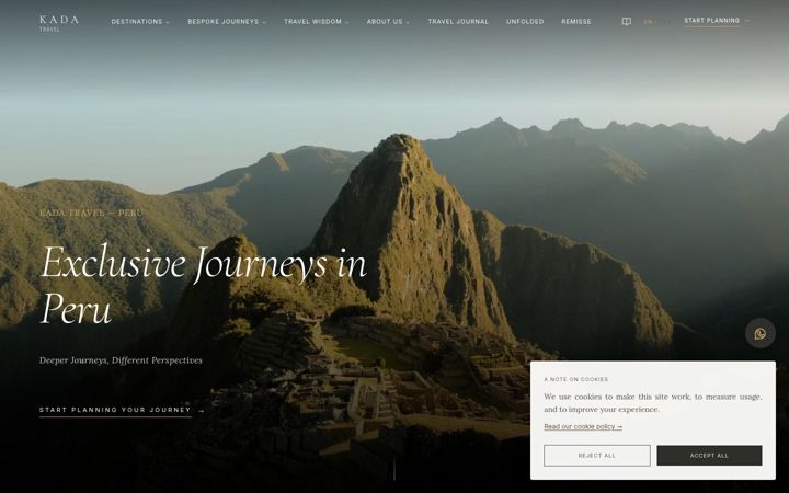Screenshot of kadatravel.com