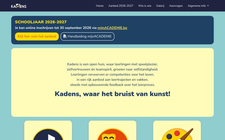 Screenshot of kadens.be