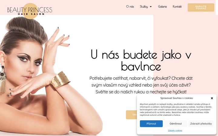 Screenshot of kadernictvi-ostrava.com