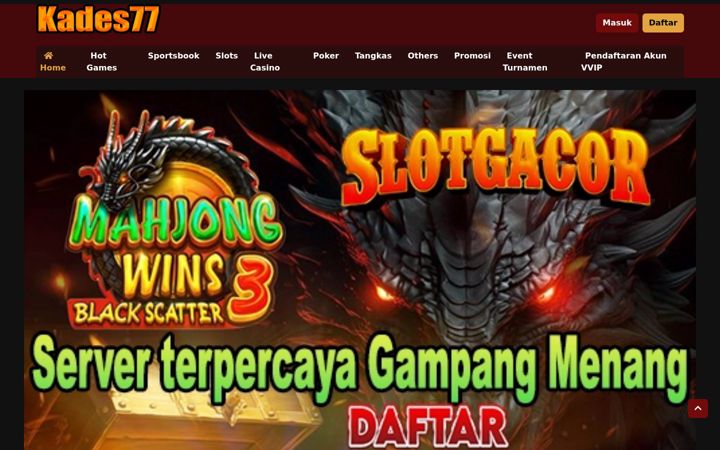 Screenshot of kades77.com