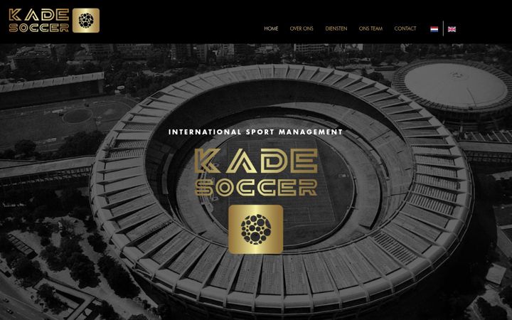 Screenshot of kadesoccer.nl