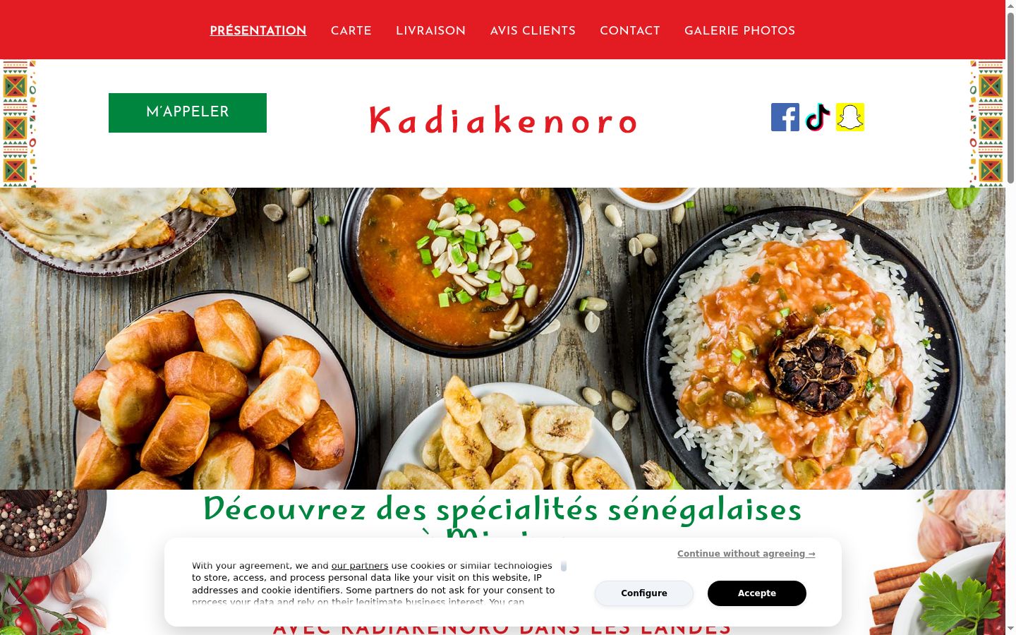 Sutikimo reklamjuostės, rodytos prieš bet kokią sąveiką, ekrano kopija