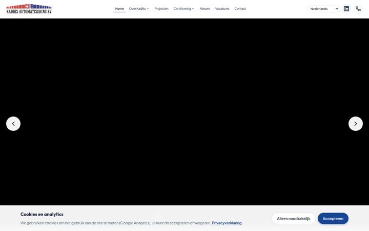 Screenshot of kadiksautomatisering.com