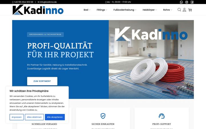 Screenshot of kadinno.de