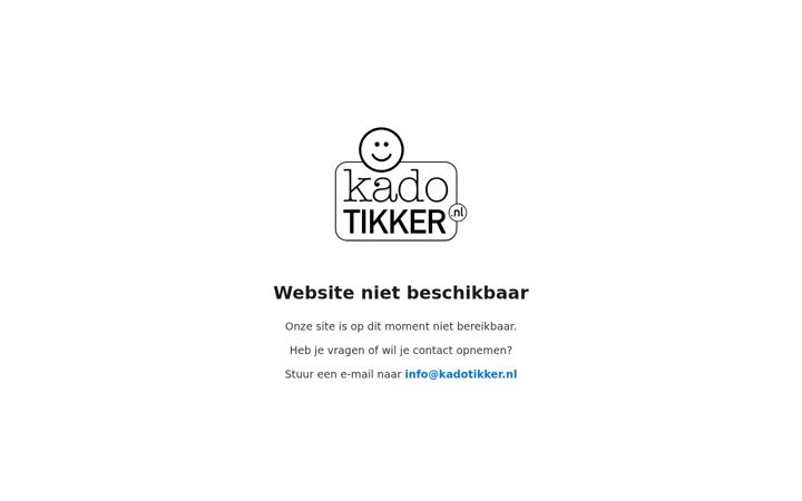 Screenshot of kadotikker.nl