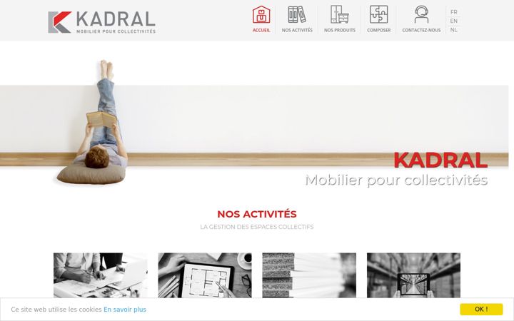Screenshot of kadral.be
