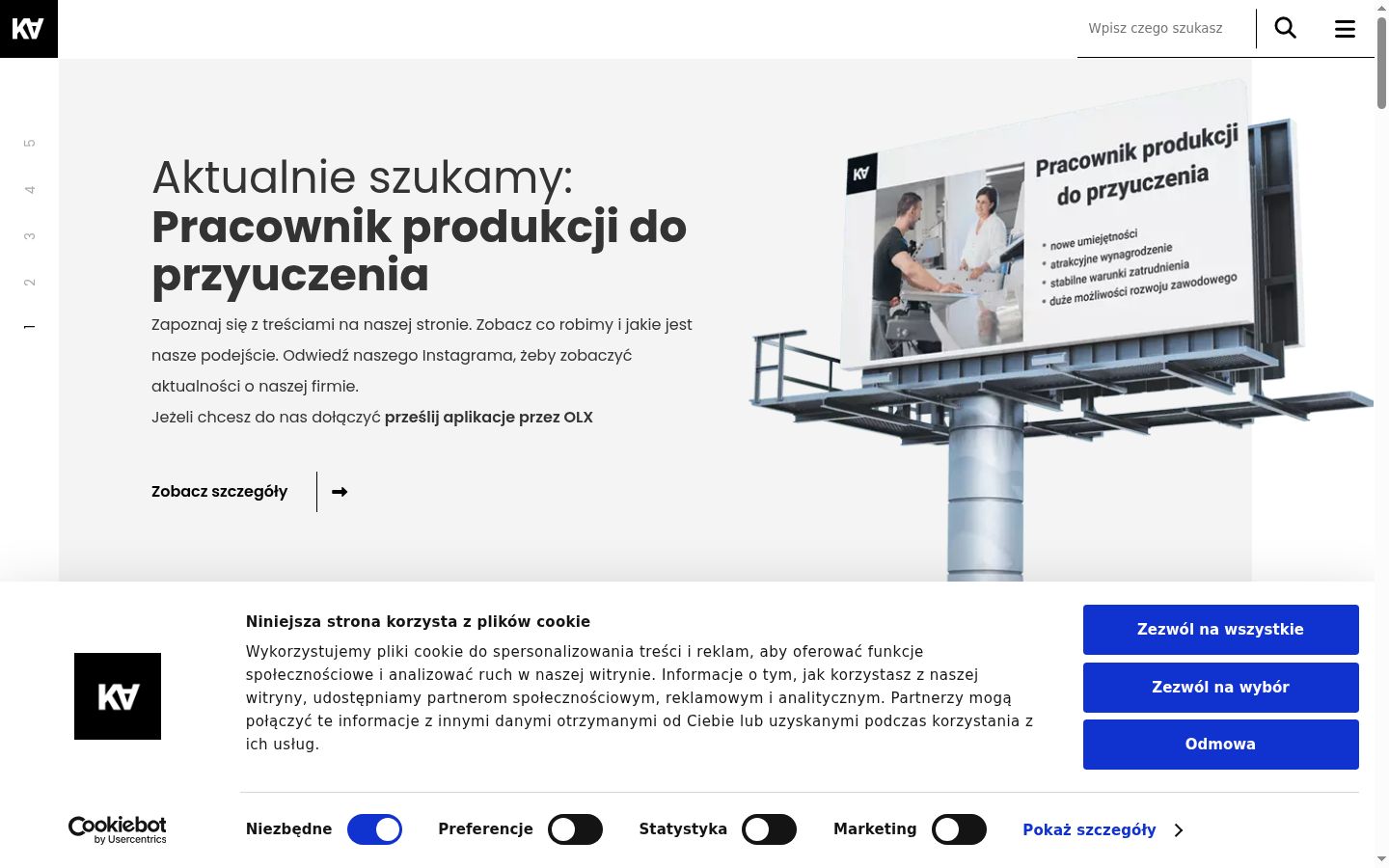 Kuvakaappaus suostumusbannerista, joka näytettiin ennen mitään vuorovaikutusta