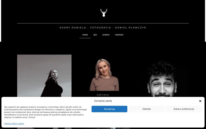 Screenshot of kadrydaniela.pl