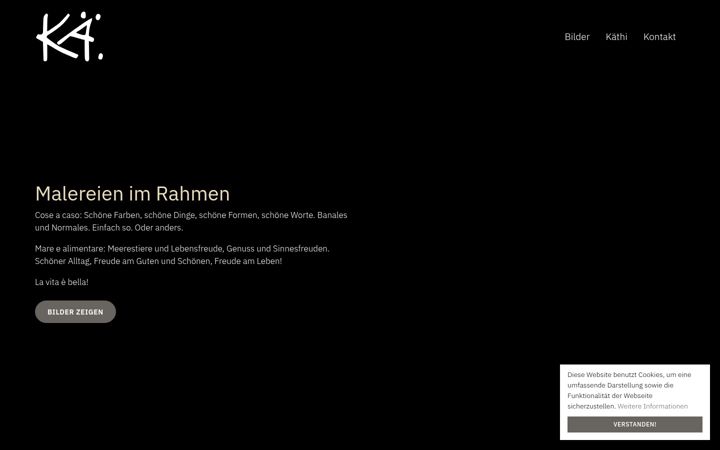 Screenshot of kae-bilder.ch